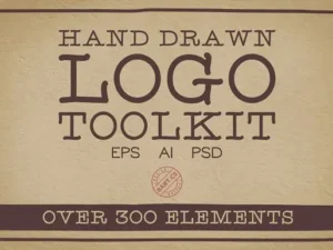 bonus handdrawn logo toolkit