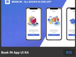 book in app ui kit