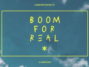 boom for real basquiat graffiti style font by jason guillard