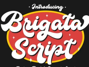 brigata script retro font mr66mpa