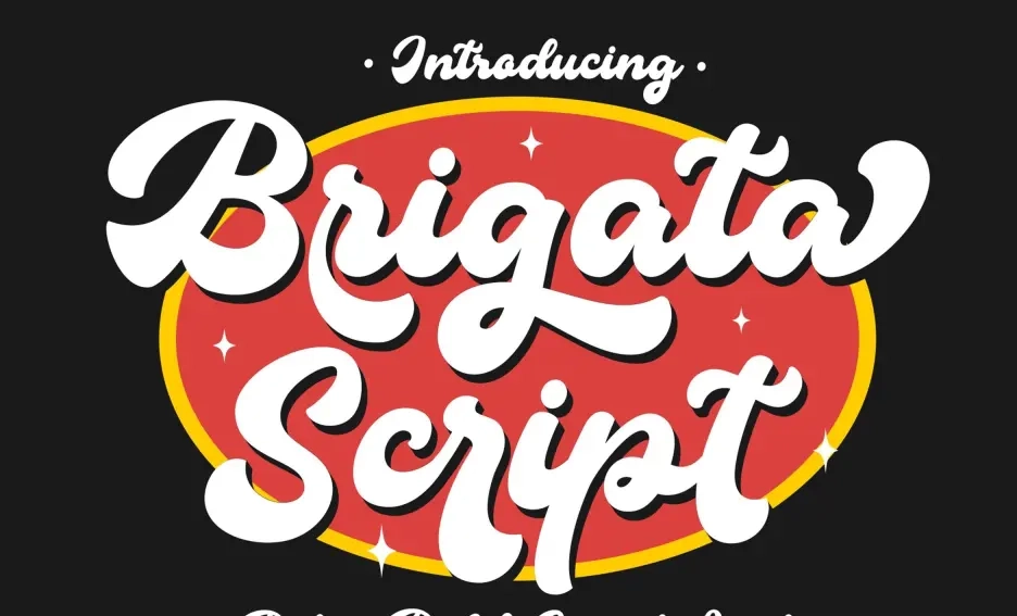 Brigata Script – Retro Font Mr66Mpa
