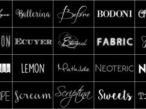 brilliant font pack 50 fonts 2
