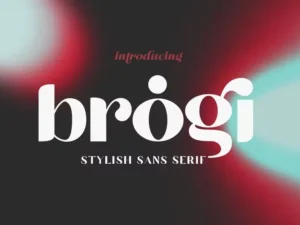 brogi font