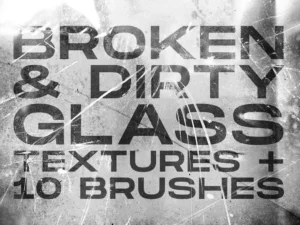 broken and dirty glass textures