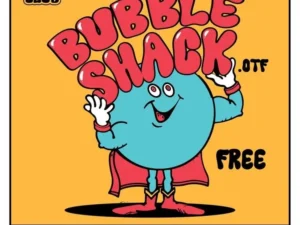 bubble shack font