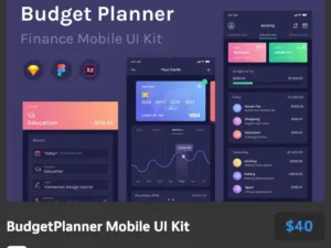 budgetplanner mobile ui kit