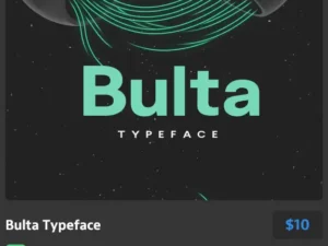 bulta typeface
