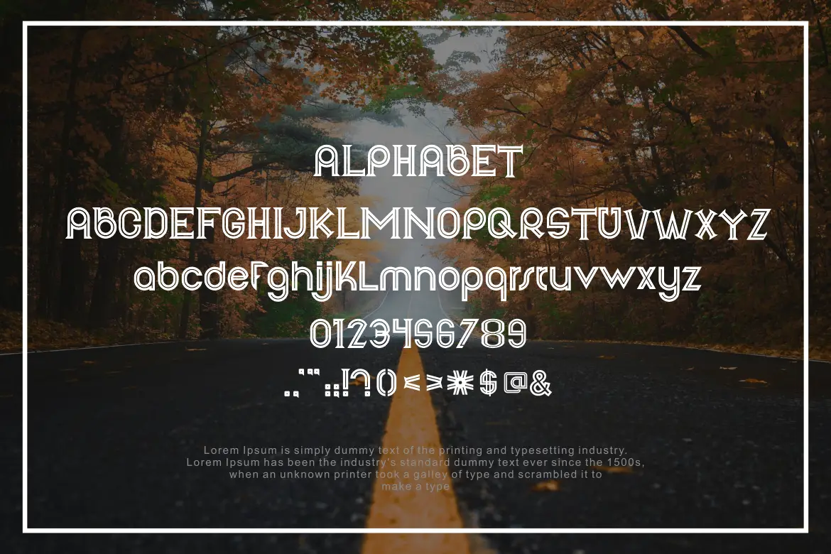 Bundle Font Modern Display