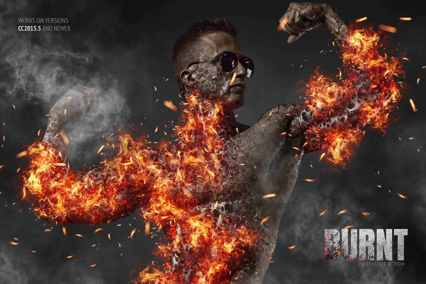 Burnt Photoshop Action 8 burnt photoshop action