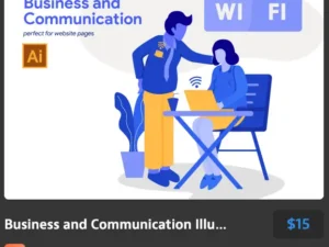 business and communication illustration