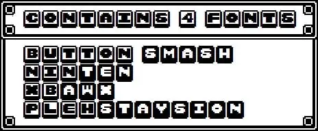 Button Smash Font Collection
