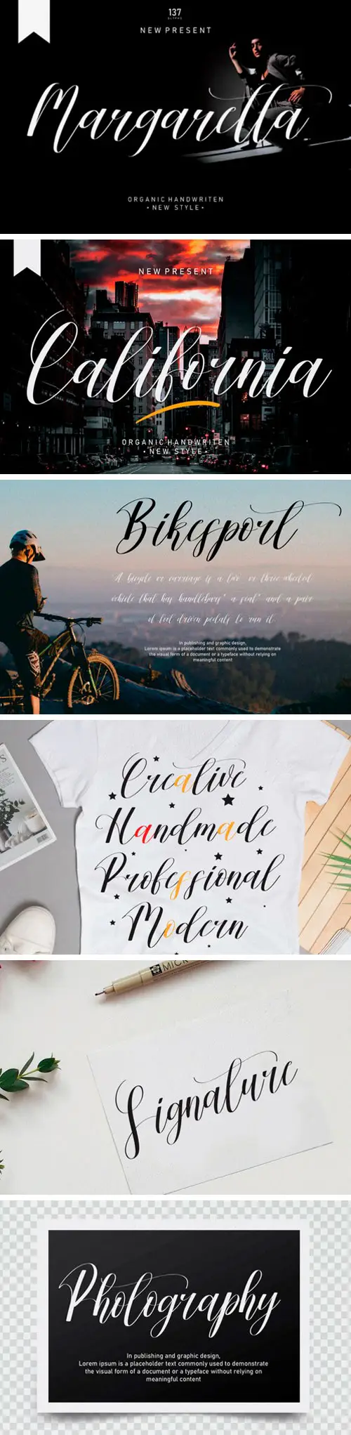 California Handwritten Typeface 4 california handwritten typeface 6