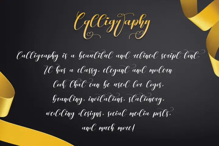 Calligraphy Calligraphy Font 4 calligraphy calligraphy font 2