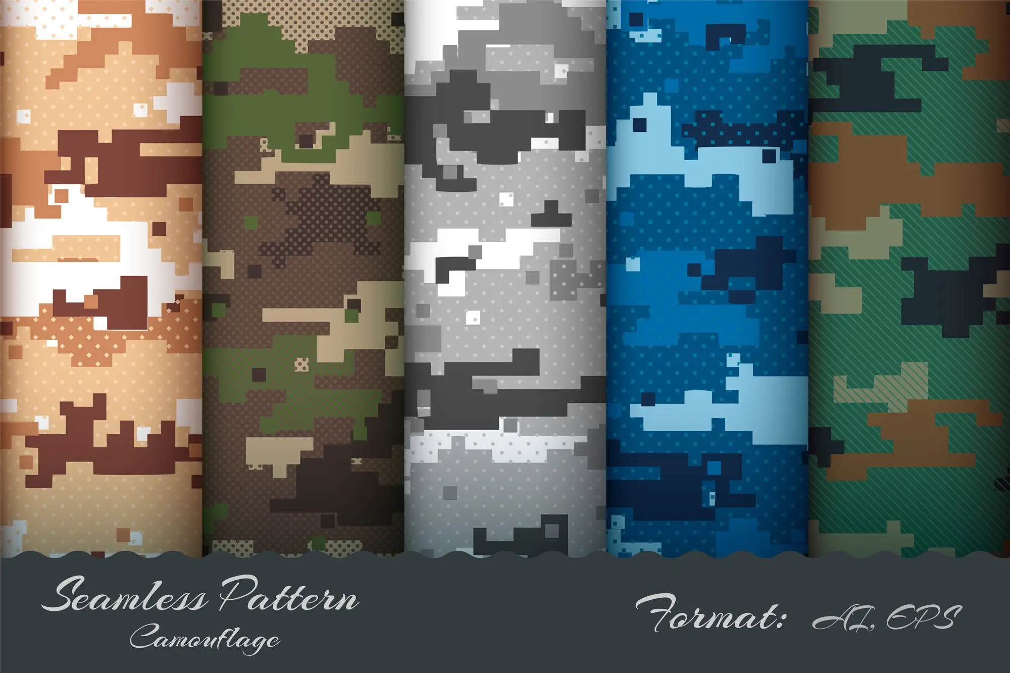 Camouflage Seamless Pattern