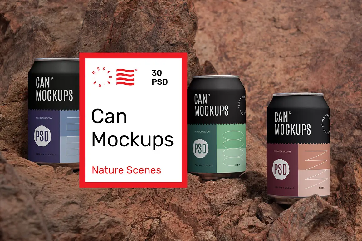 Can Mockups - Nature Scenes 24 can mockups nature scenes 1