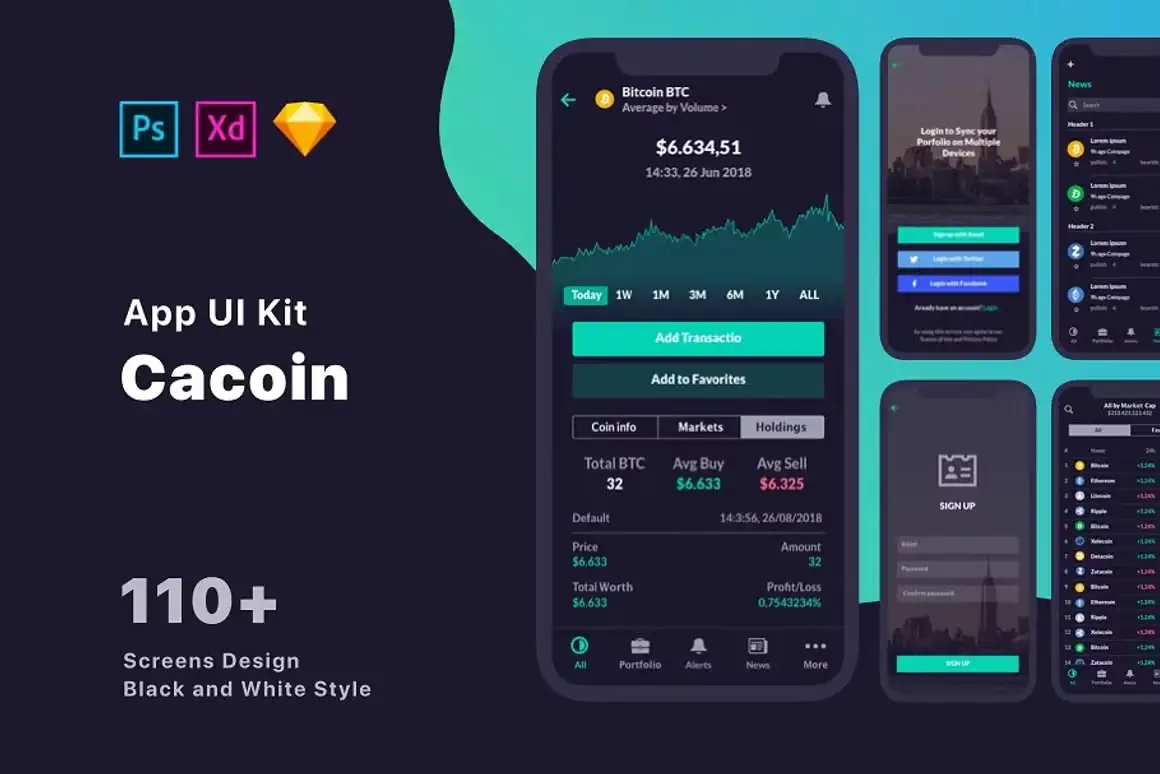 Capi Mobile UI Kit - Lifetime Update 17 capi mobile ui kit lifetime update15