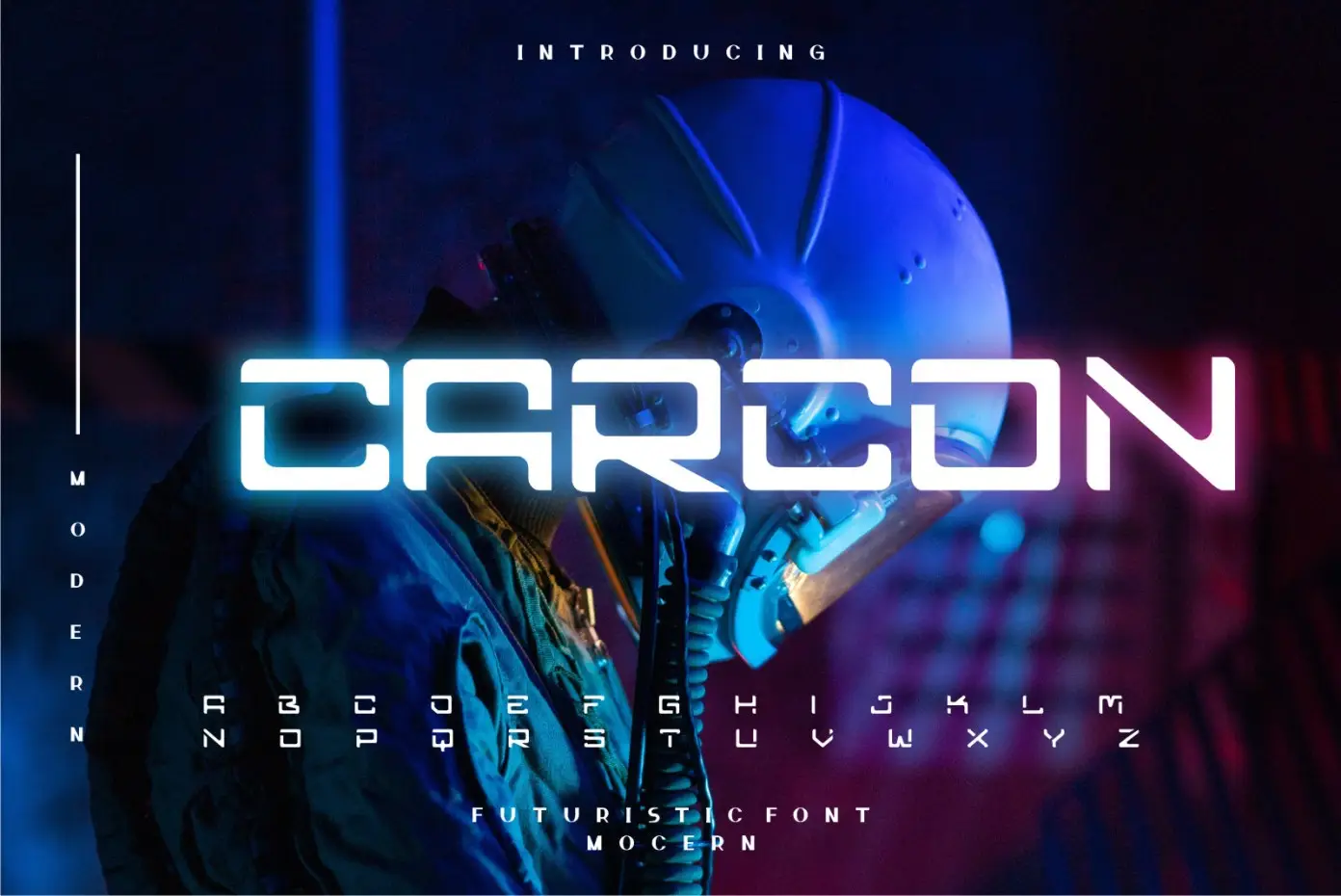 Carcon Display Font 3 carcon display font