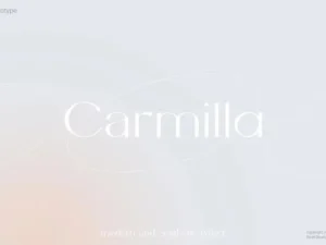 carmilla sans serif font