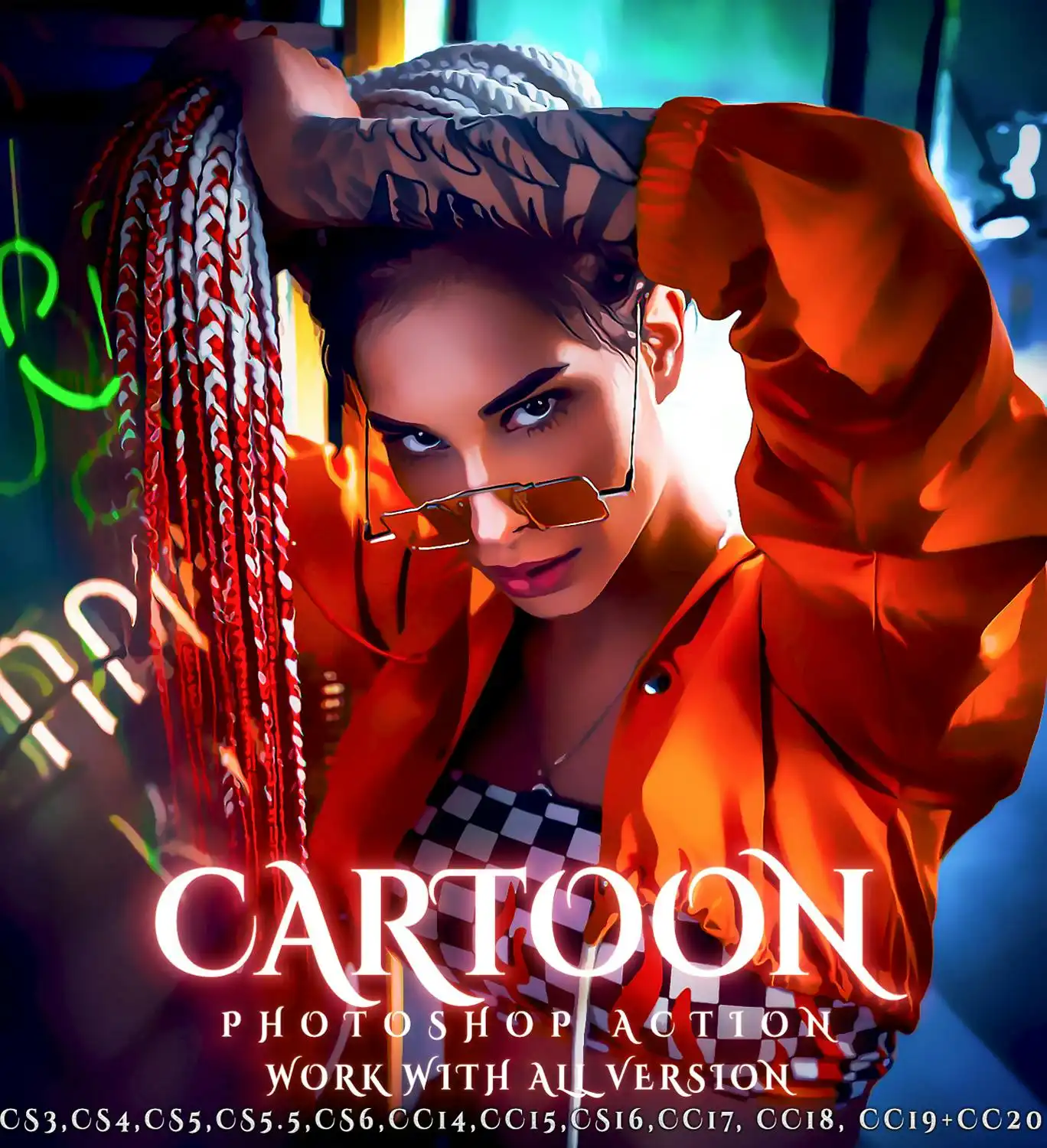 Cartoon Painting Photoshop Action 12 cartoon painting photoshop action 6