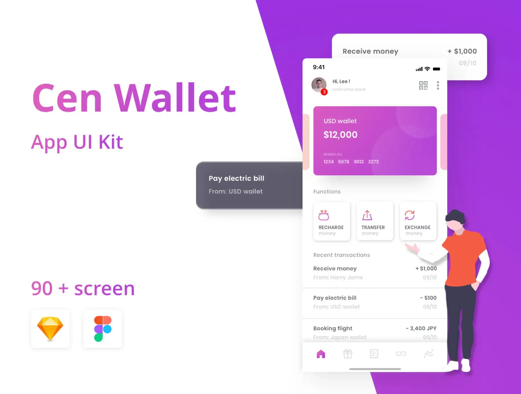 Cen Wallet UI Kit 3 cen wallet ui kit2