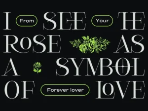 cesso ligature serif 2