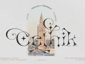 cethik display typeface by i made astawa alit design