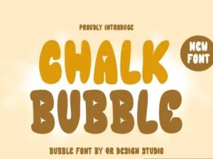 chalk bubble font 6lceldg