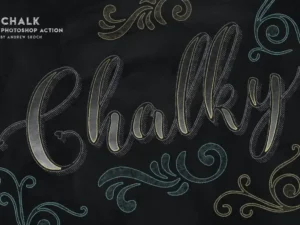 chalk lettering photoshop action 8
