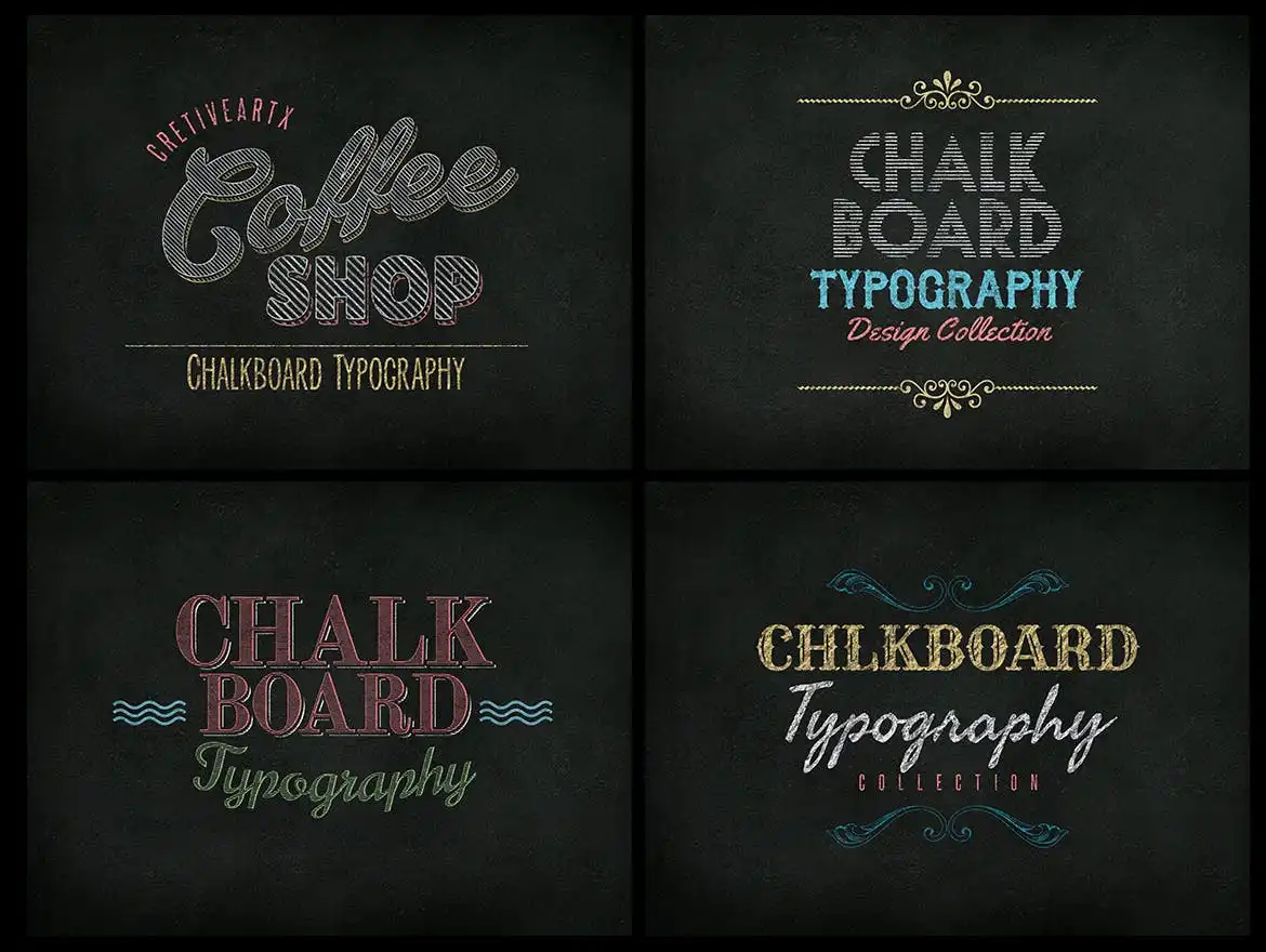 Chalkboard Text 5 chalkboard text 3