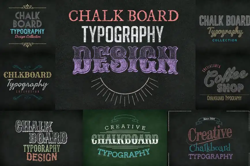 Chalkboard Text 1 chalkboard text 5