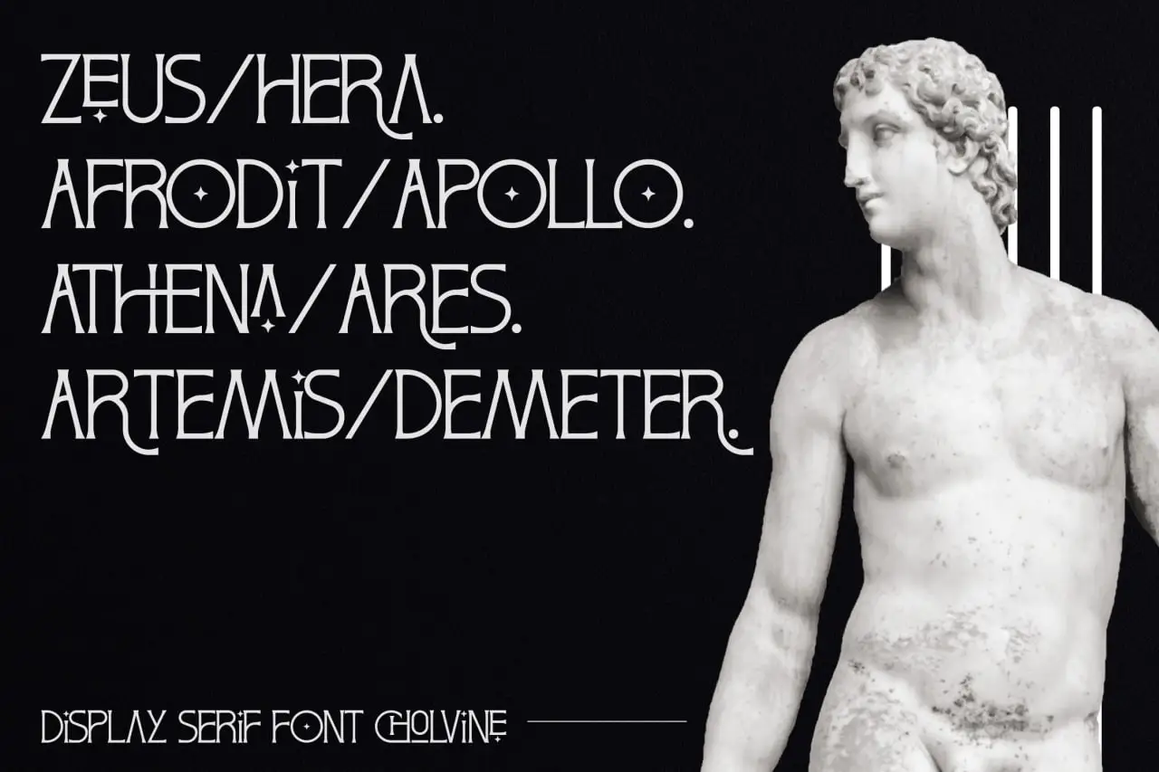 Cholvine Font 4 cholvine font 2
