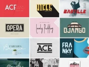 christmas font bundle 1