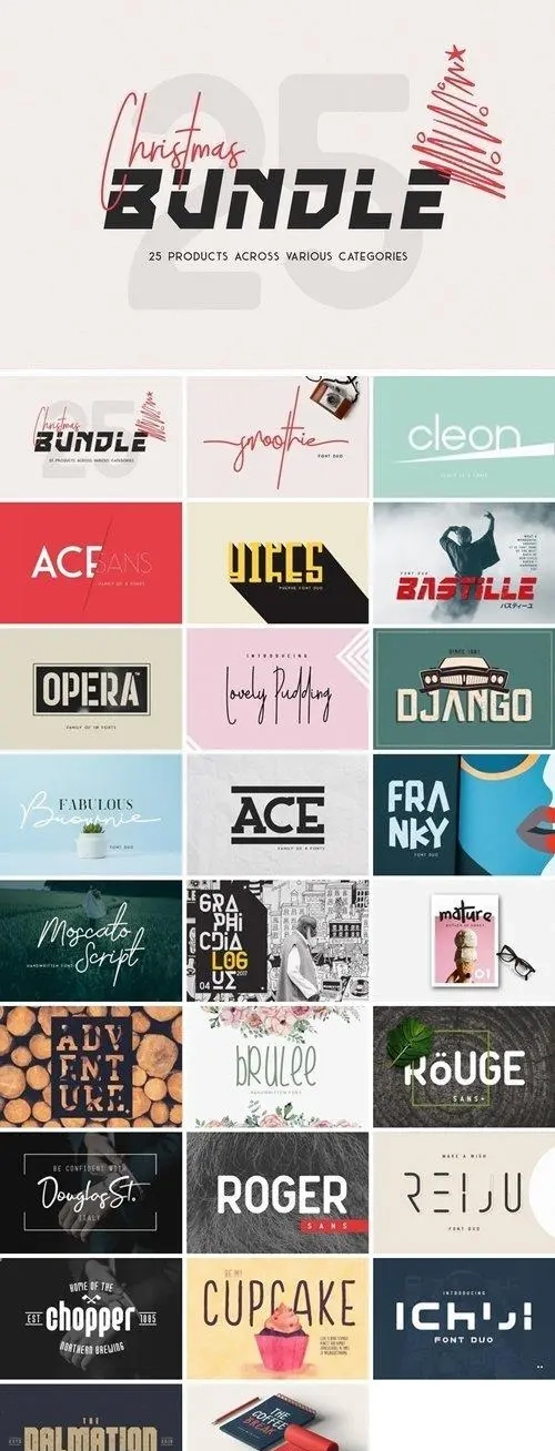 Christmas Font Bundle 1