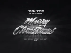 christmas text effects v 6