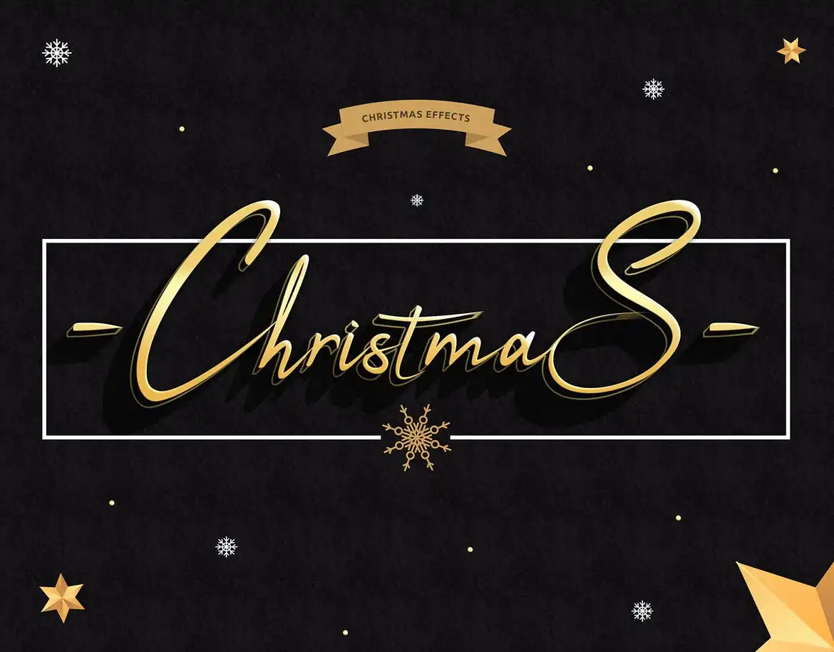 Christmas Text Effects
