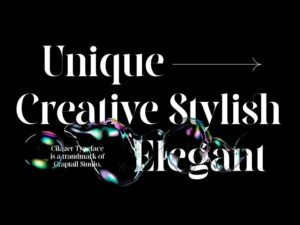 cilager modern serif typeface 2