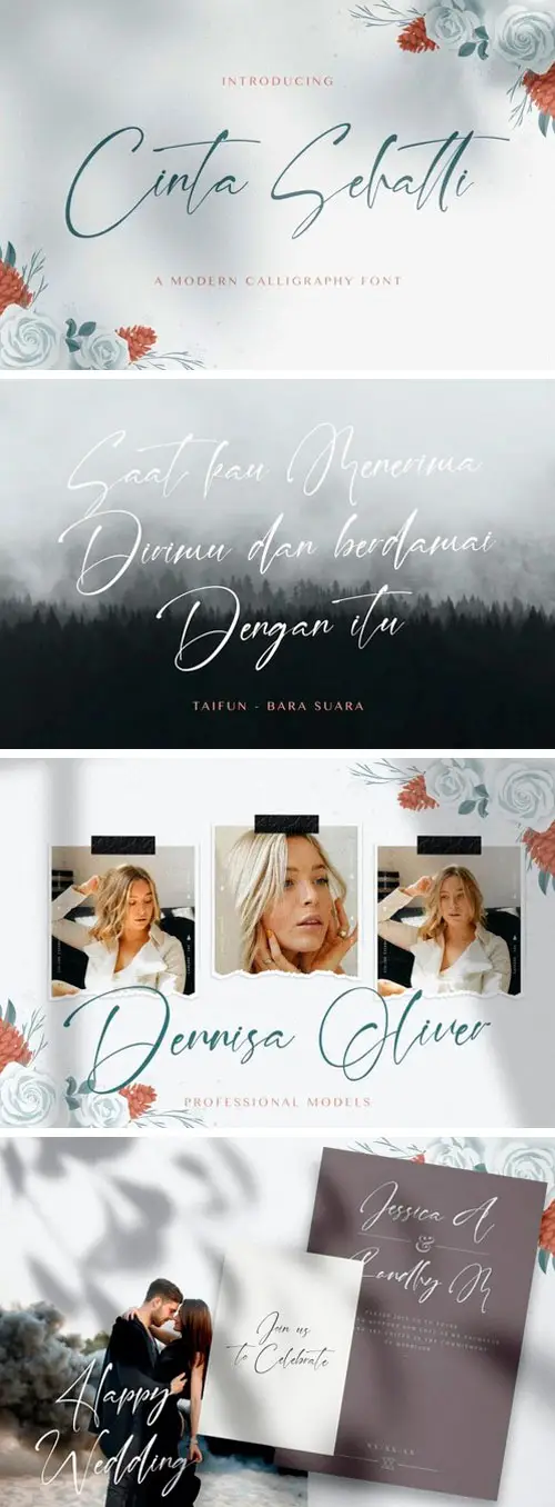 Cinta Sehatti Handwritten Font 5 cinta sehatti handwritten font 5