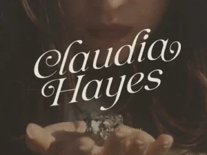 claire murphy stylish italic serif 4