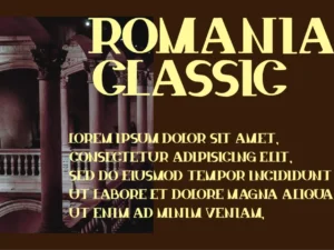 classic metadata display font 3