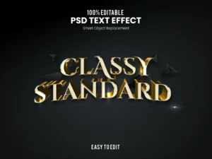 classy standard elegant exclusive text effect