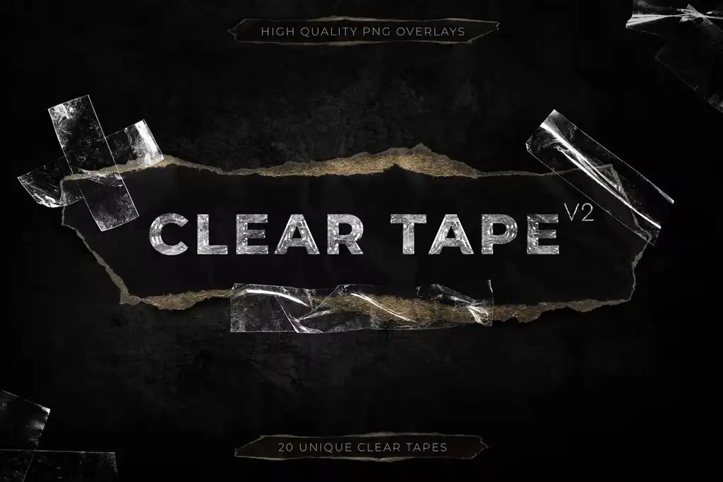 Clear Plastic Tapes V2 - Texture Pack 3 clear plastic tapes v2 texture pack