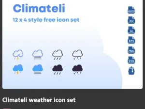 climateli weather icon set