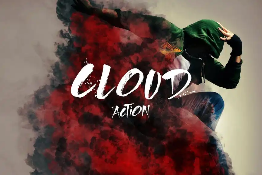 Cloud Photoshop Action 5 cloud photoshop action 5