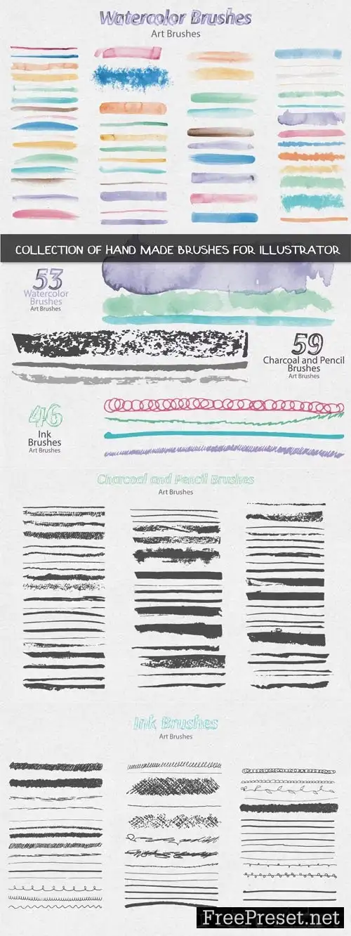 Collection of Hand Made Brushes