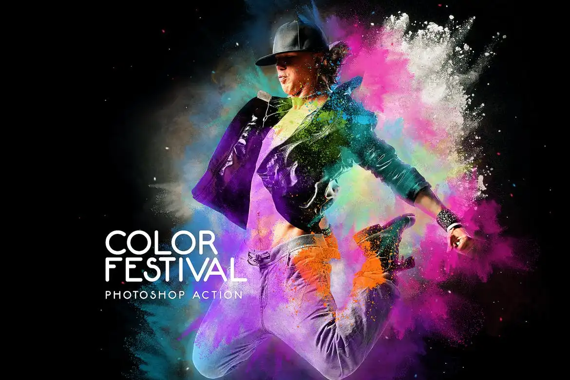 Color Festival Photoshop Action 6 color festival photoshop action 5
