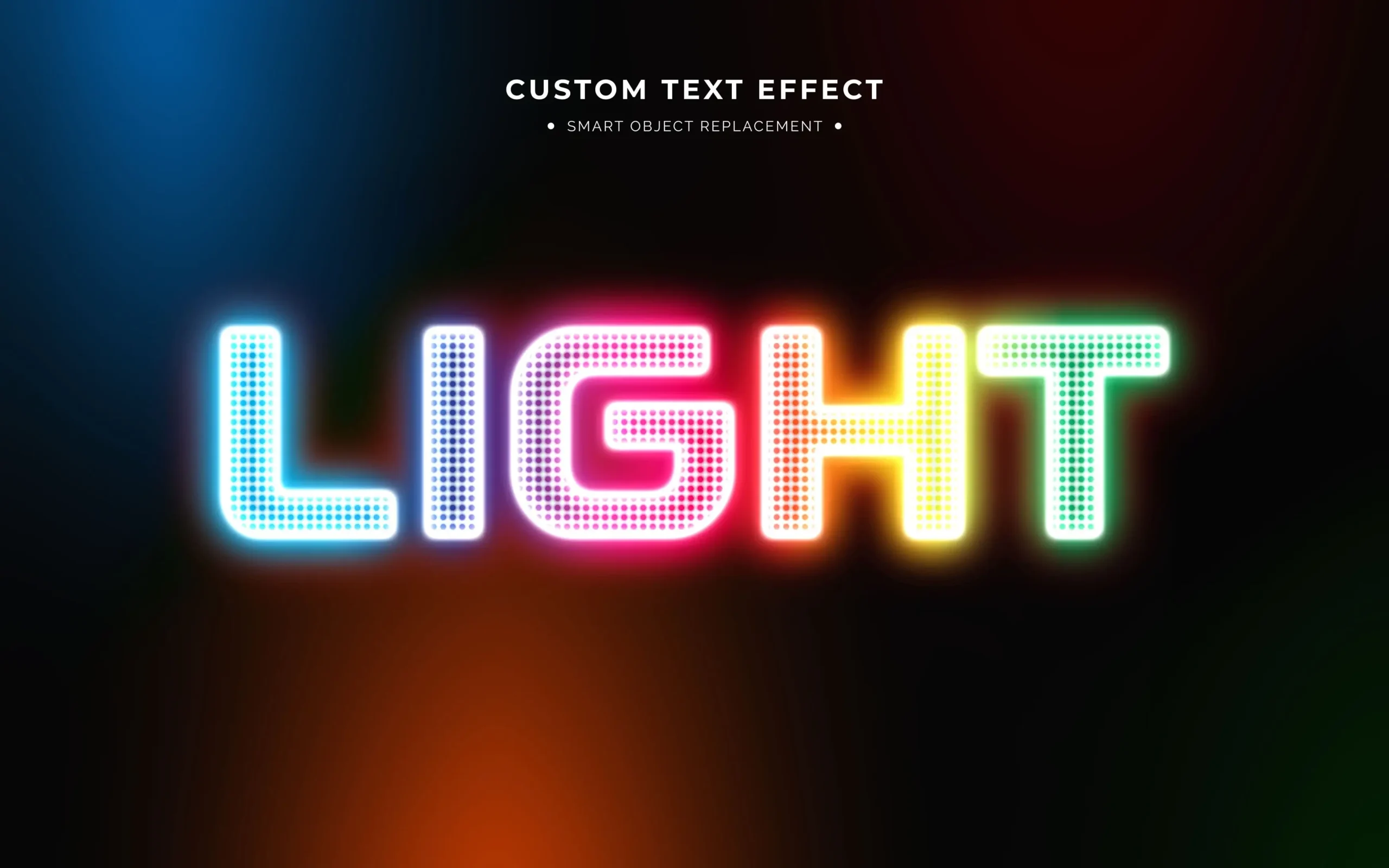 Colorful Neon Text Effect