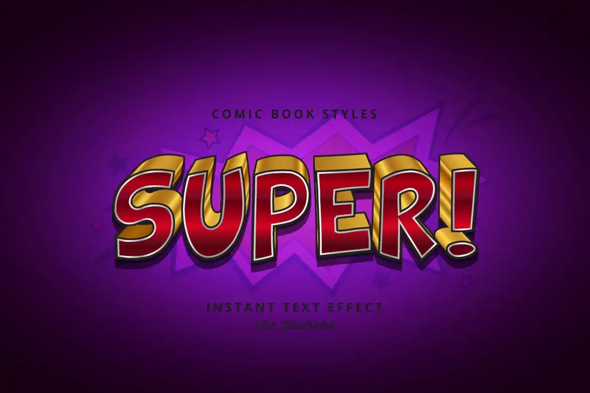 Comic Book Styles For Illustrator V