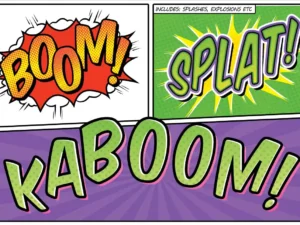 comic book text styles