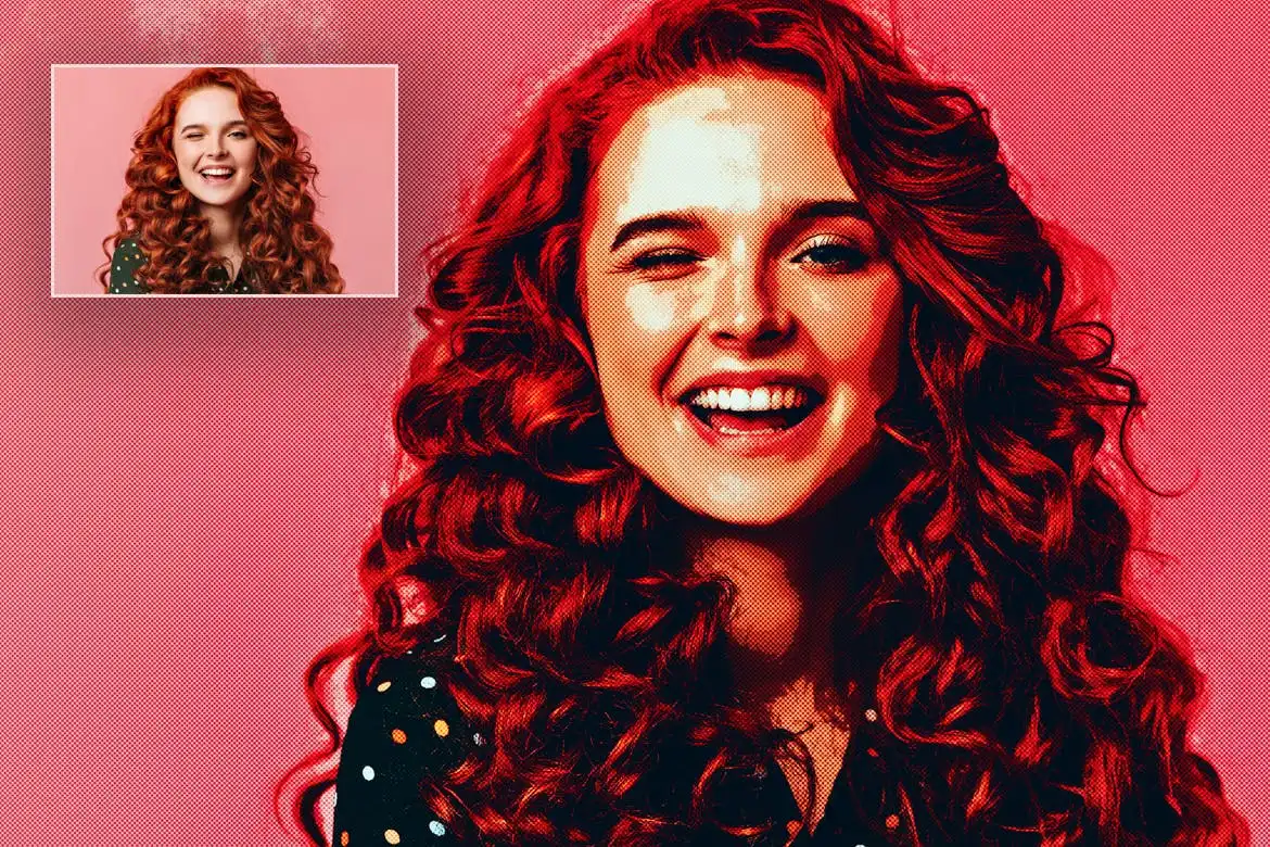 Comic Photo Effect - Photoshop Action