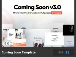 coming soon template